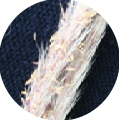 Close-up of the fluffy, white cogongrass inflorescence.