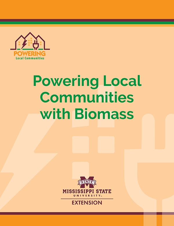 Cover of Powering Local Communities with Biomass curriculum, Publication 4084 by the MSU Extension Service.
