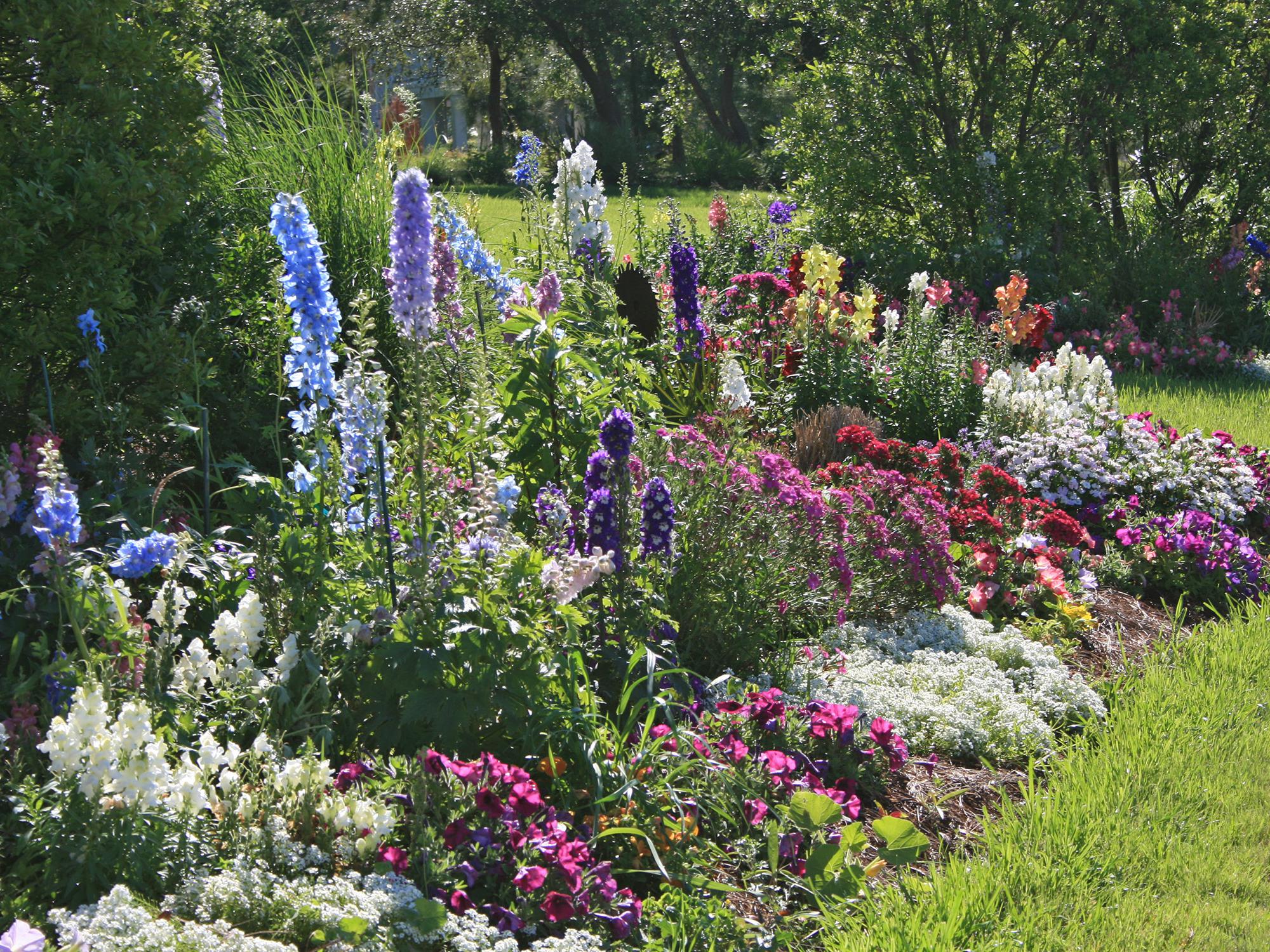 Give gardens the gift of organic matter in the fall to thank them for their beauty and bounty and prepare them for the next growing season. (Photo by MSU Extension Service/Gary Bachman)