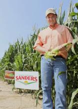 Mississippi State University senior James Locke of Greenwood works full-time as a summer intern with Jimmy Sanders, Inc., and maintains Locke Farms, an 18-acre farm where he grows fruits, vegetables and field corn for sale locally. (Photo by MSU Ag Communications/Keri Collins Lewis)