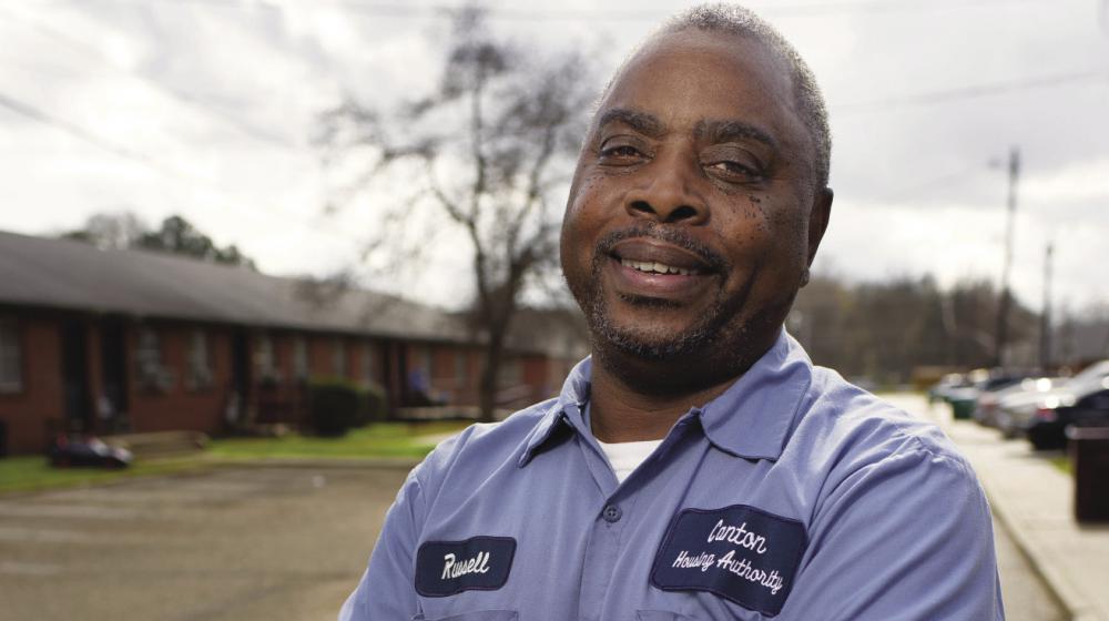 Russell Carroll, maintenance supervisor. (Photo by MSU Extension Service/Kevin Hudson) Russell Carroll, a housing authority official, shares his story about Extension training.