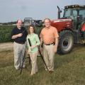 The current Farmweek team includes Leighton Spann, left, Amy Taylor and Artis Ford. (Photo by Marco Nicovich)