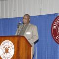 William Oliver, producer chair for the grain crops group, presented research and education needs to MSU personnel. A primary interest of the group is to learn more about controlling fire ants.