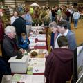 Large crowds took part in the 2010 Everything Garden Expo. Many participants stopped by the information booth staffed by Mississippi State University's Extension Service. (Photo by Scott Corey)