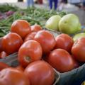 Portrait of farmers market produce