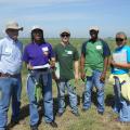 The state champion Pearl River County 4-H land judging team took sixth place in homesite evaluation and fifteenth in land judging at the National Land and Range Judging contest near Oklahoma City, Okla. From left: team coach Ned Edwards, Ca’Standra Hart, Chris Shaw, Donnie Lindsey and Laura Knoll. (Submitted Photo)